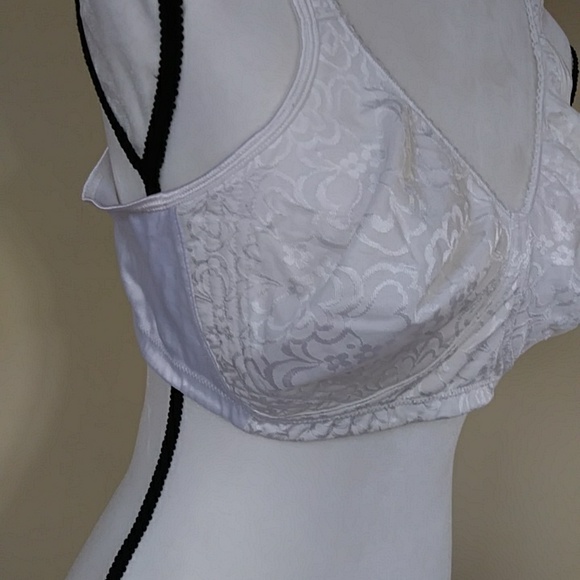 Playtex 18-Hour Wireless Bra 42D White Style 4745 - Picture 6 of 16